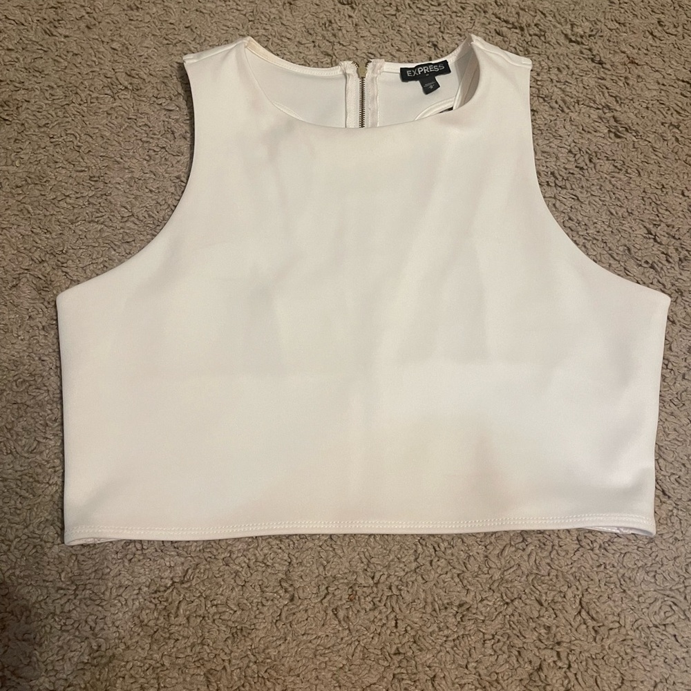 Express black and white top and pant set